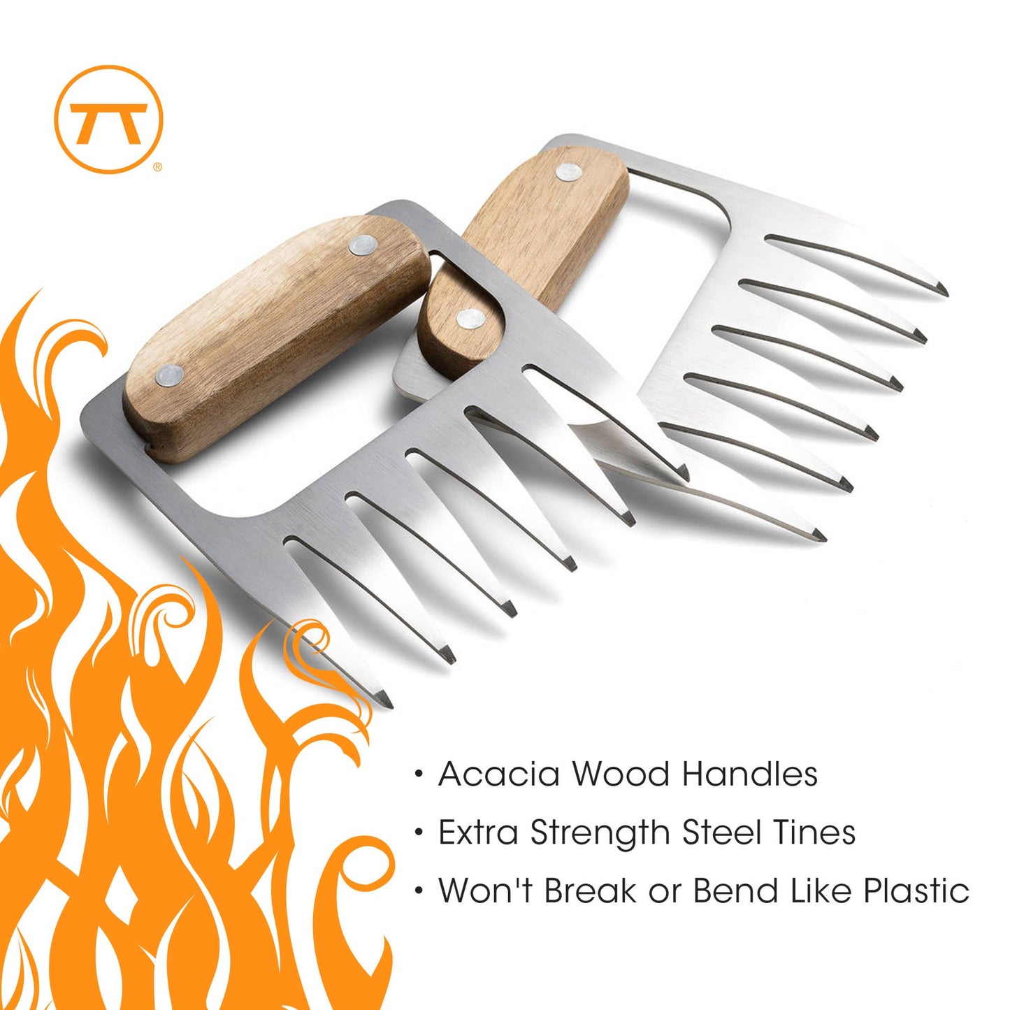 Stainless Steel Meat Shredding Bear Claws