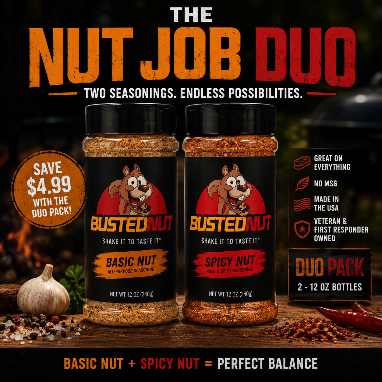 THE NUT JOB DUO - ⭐ MOST POPULAR