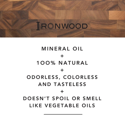 Ironwood Butcher Block Oil, 16 oz
