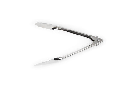 Locking Tongs, Stainless Steel, 9"