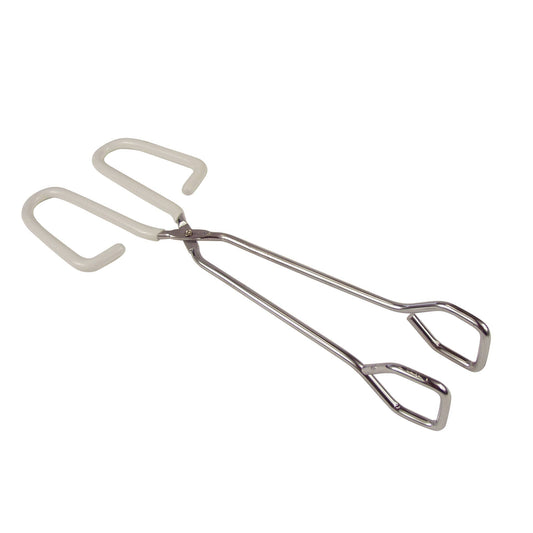 Steel Tongs with Straight Ends, 10"