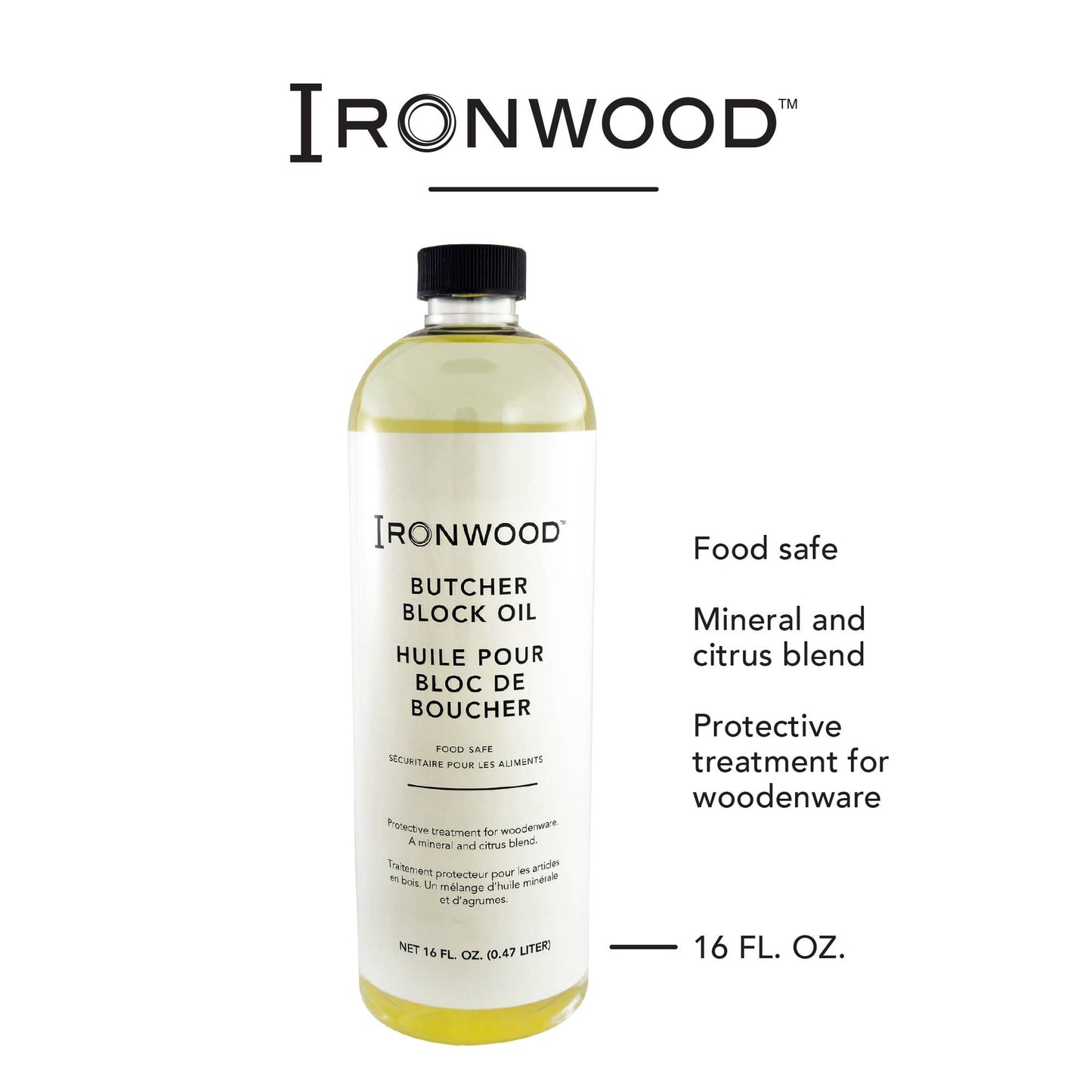 Ironwood Butcher Block Oil, 16 oz