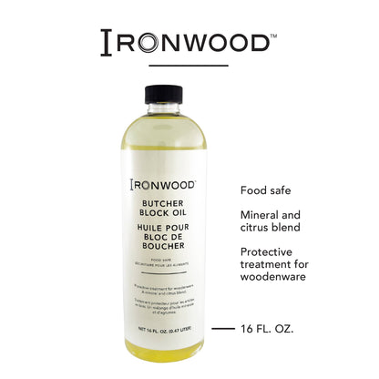 Ironwood Butcher Block Oil, 16 oz